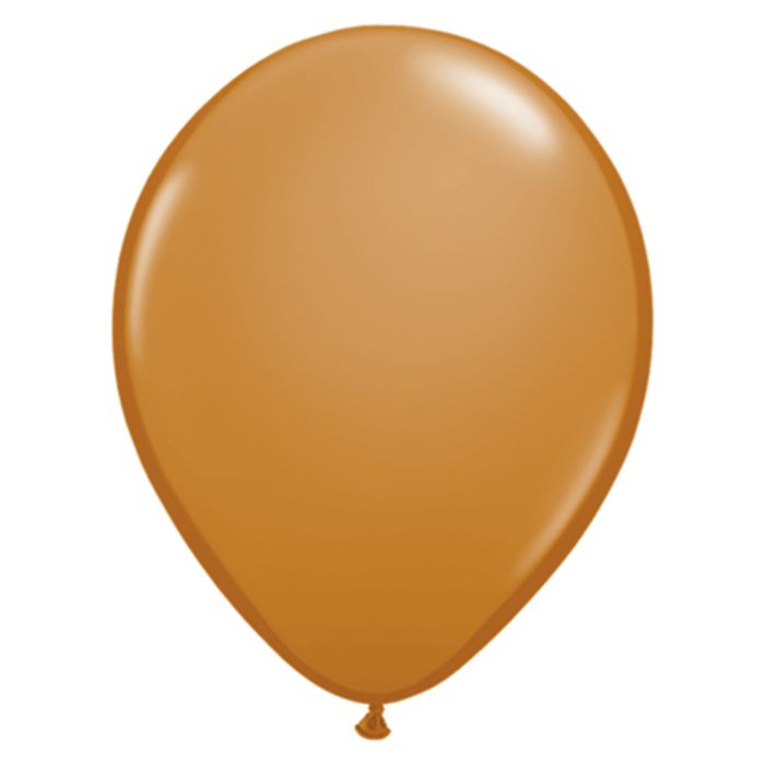 11 INCH LATEX RND MOCHA BROWN 100CTP