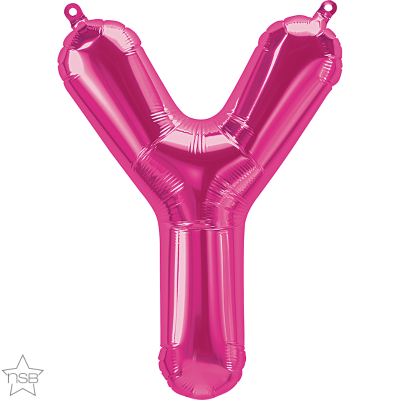 34 INCH FOIL MAGENTA LETTERS 1CTP