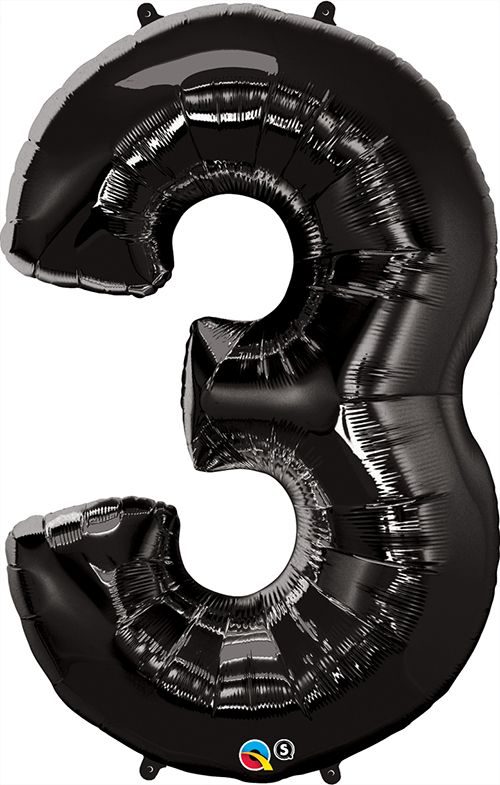 34 INCH FOIL NUMBER 3 ONYX BLACK 1CTP
