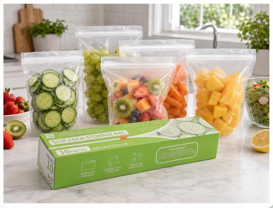 Large Zip Food Storage Bags