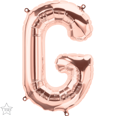 34 INCH FOIL ROSE GOLD LETTERS 1CTP