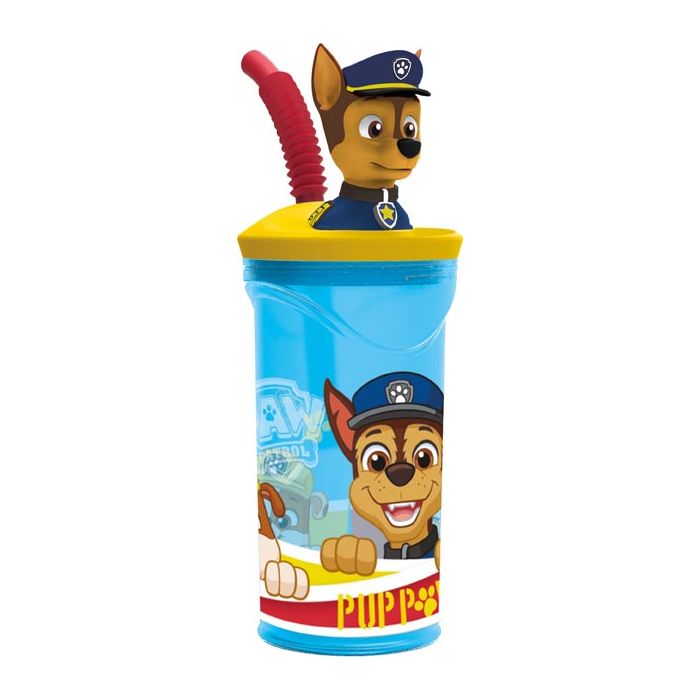 PAW PATROL PUP POWER 3D FIGURINE TUMBLER 360ML