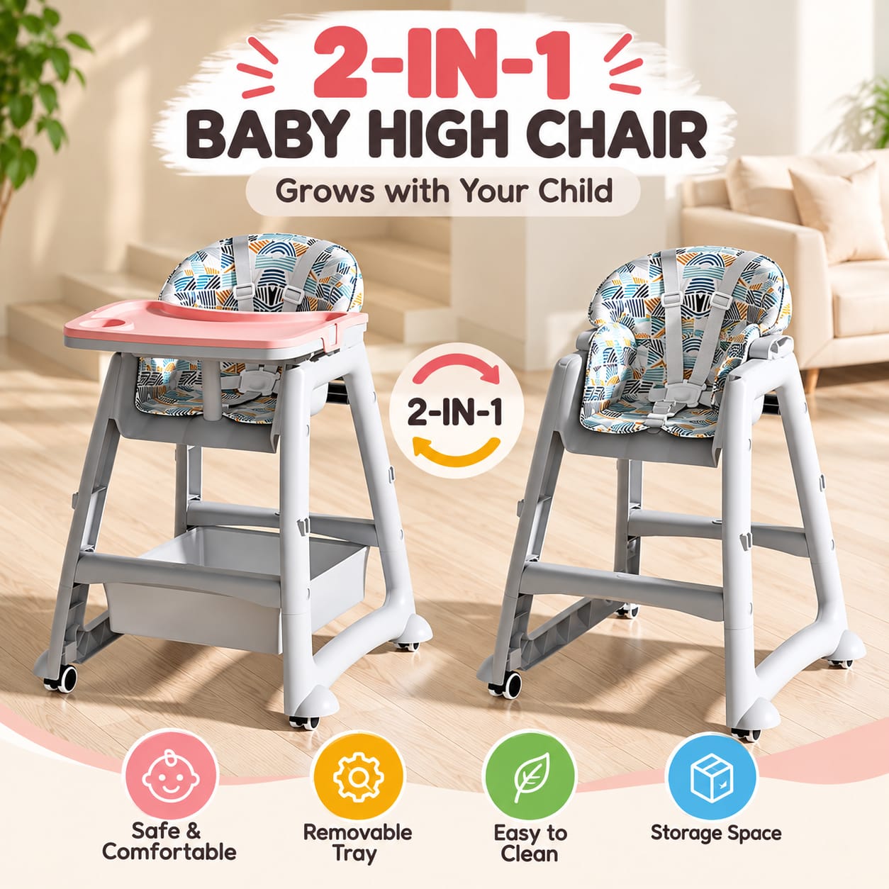 2in1 Baby Chair