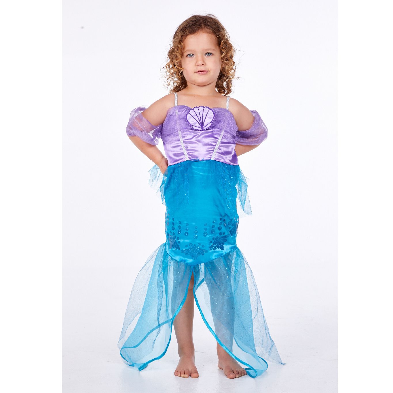 DISNEY PRINCESS ARIEL DRESS UP AGE 3 4 1CT