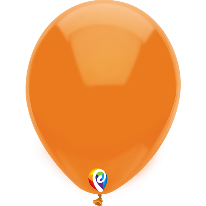 FS 12 INCH LATEX STANDARD COLOUR ORANGE 100CTP