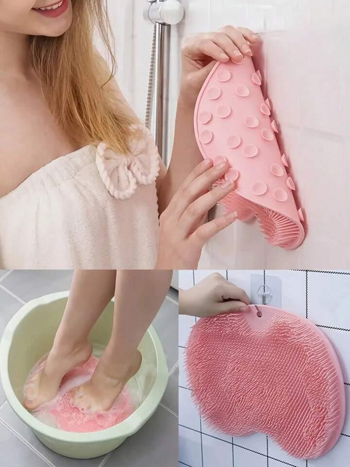 Bath Scrubber Massager Mat