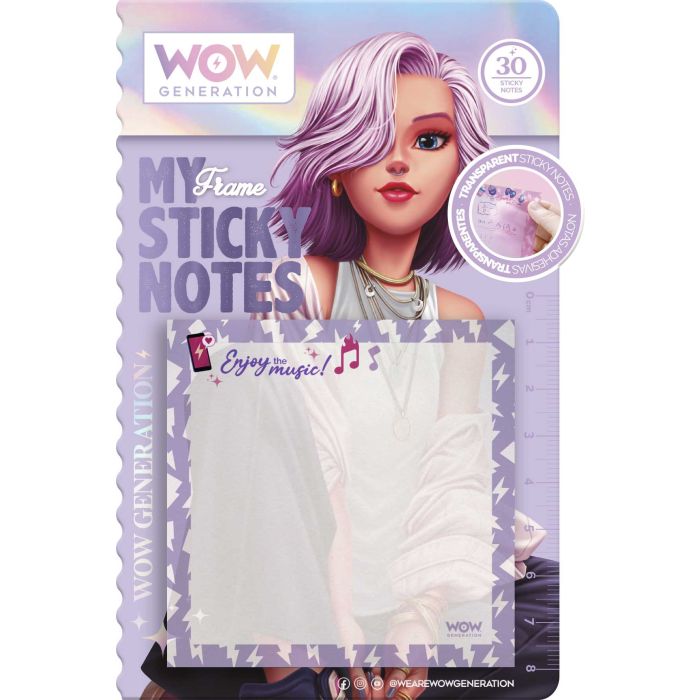 Wow Generation Transparent Post It Notes