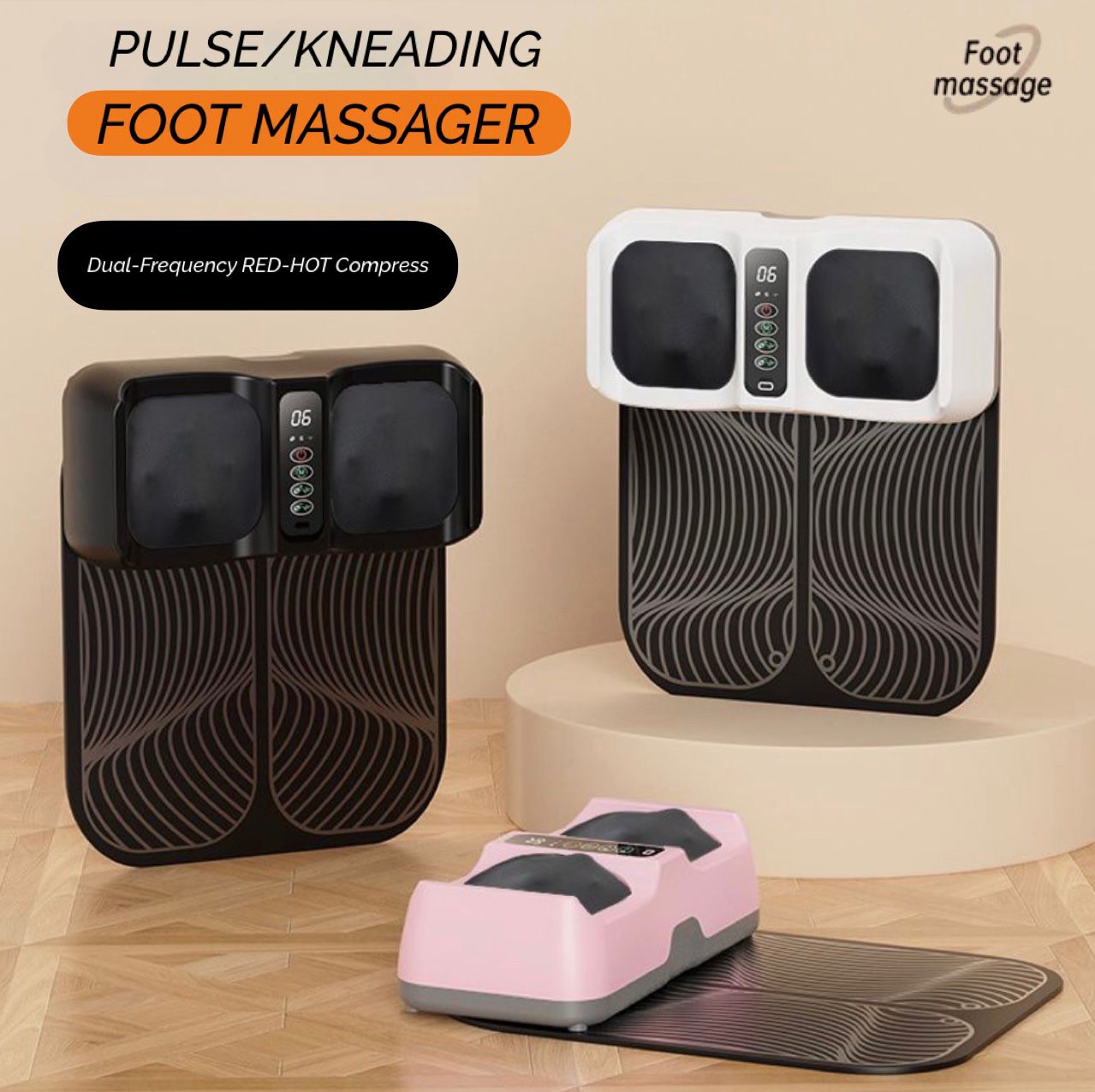 Electric Foot Massager Pulse Kneading