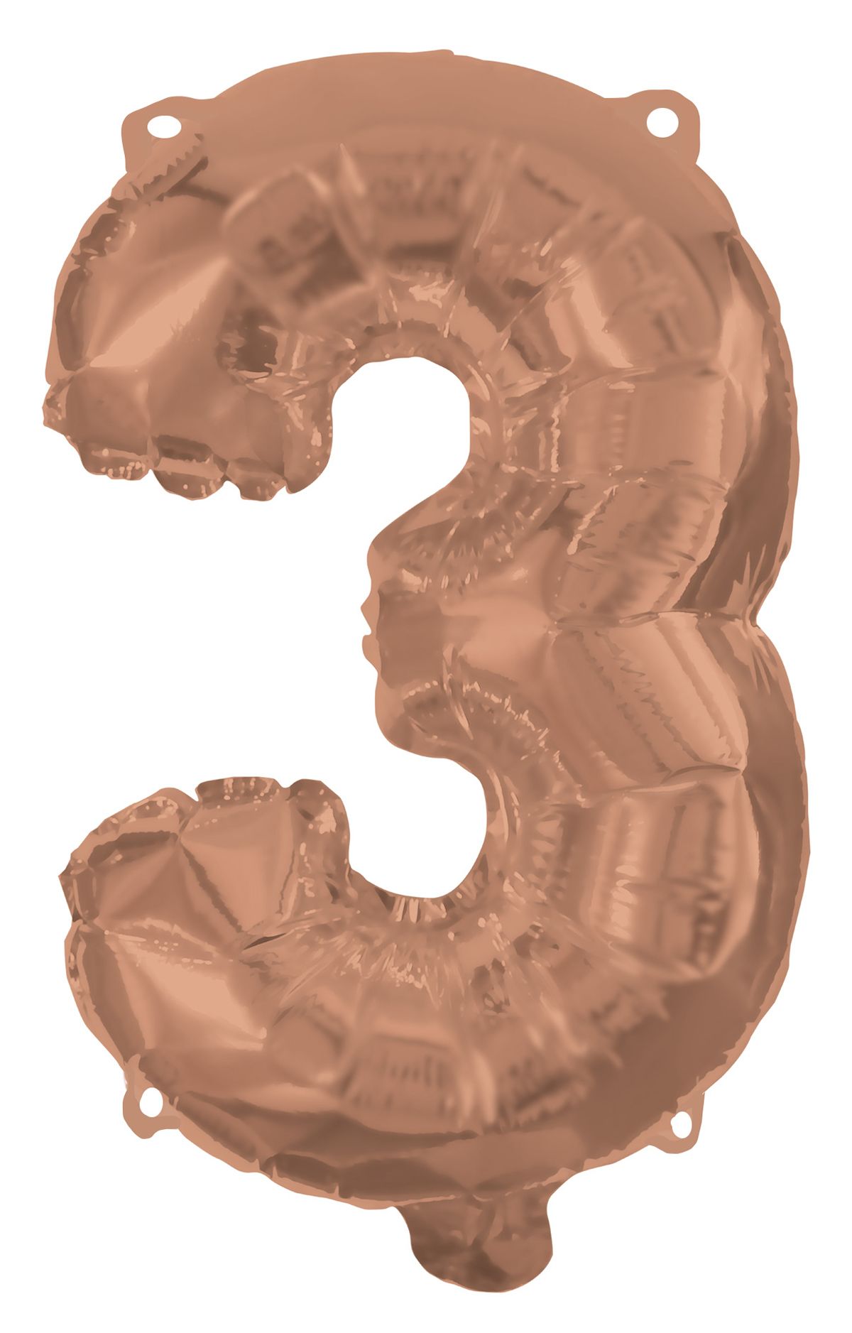 37 INCH AIR-HELIUM ROSE GOLD FOIL BALLOON 3 1CTP