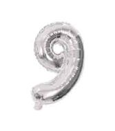 37 INCH AIR-HELIUM SILVER FOIL BALLOON 9 1CTP