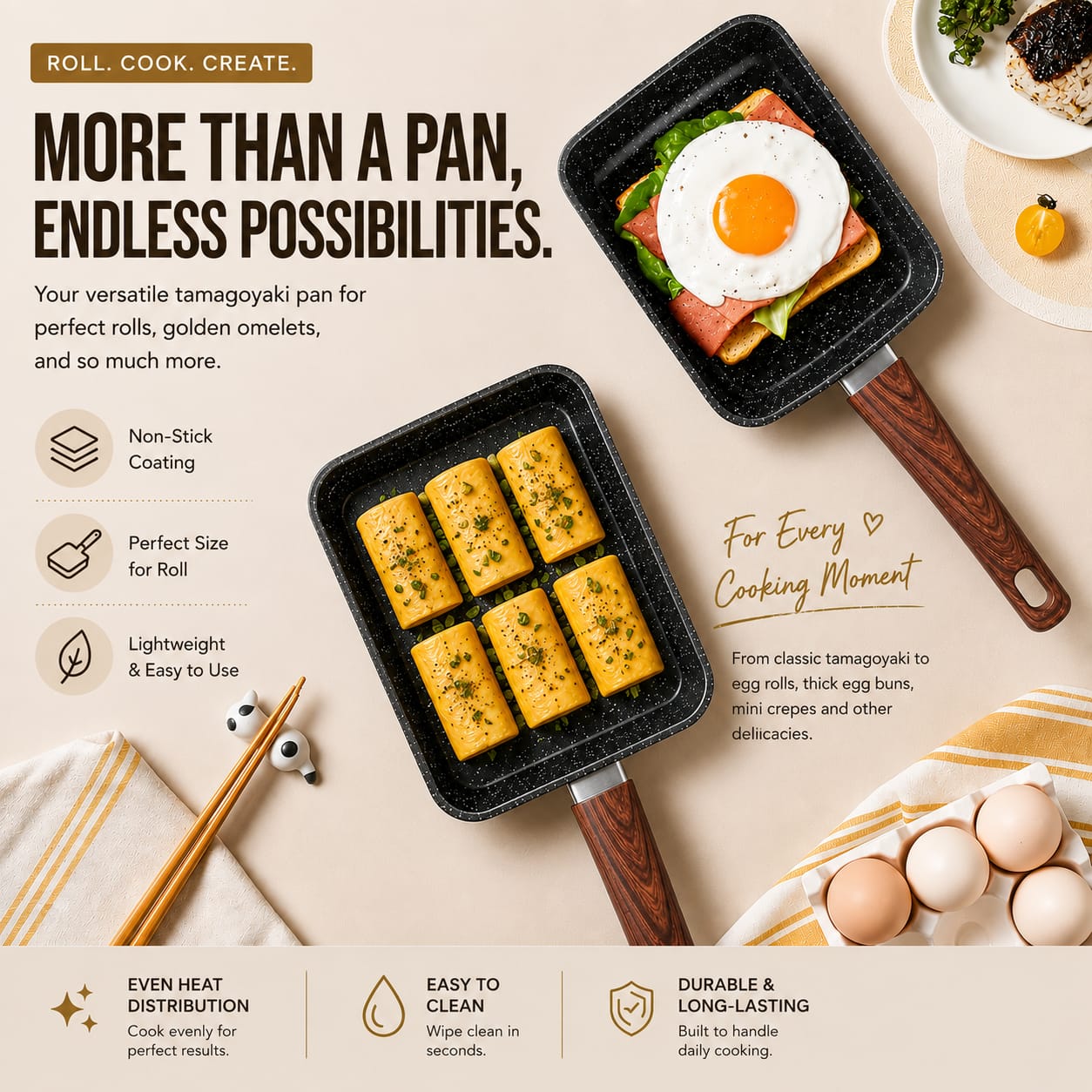 Japanese Omelet Pan