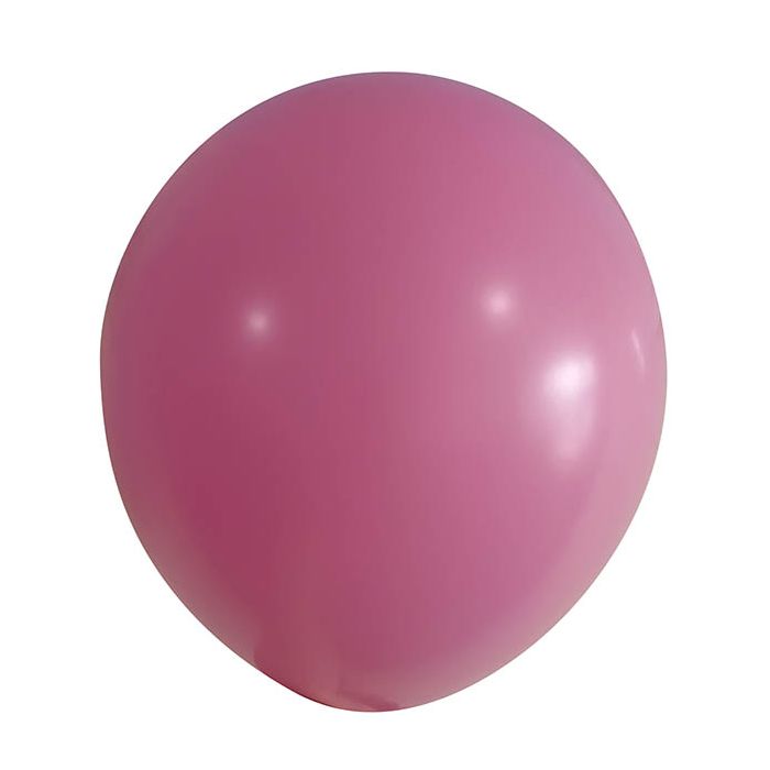 12 INCH LATEX STANDARD BRIGHT PINK 100CTP