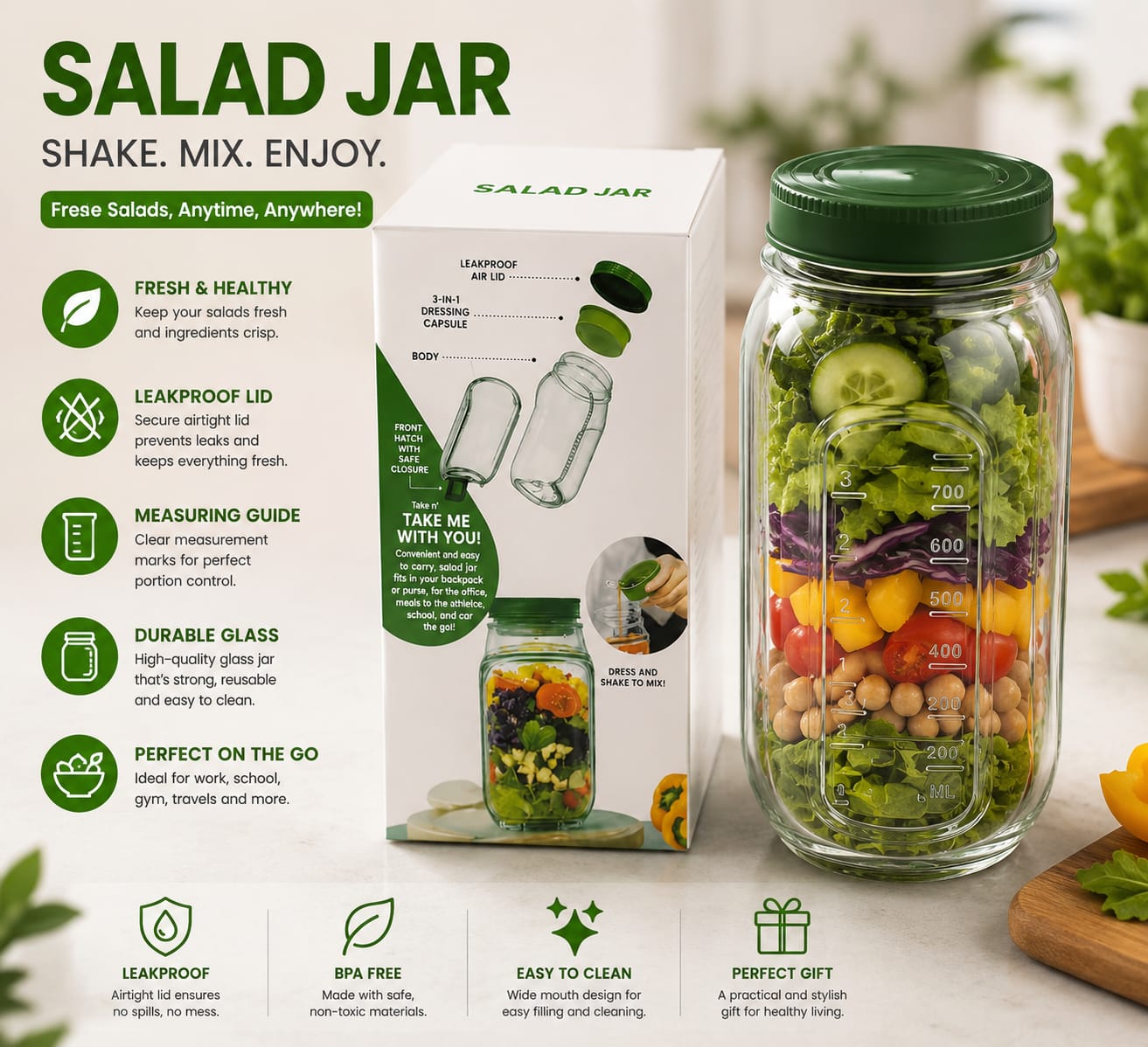 Salad Jar
