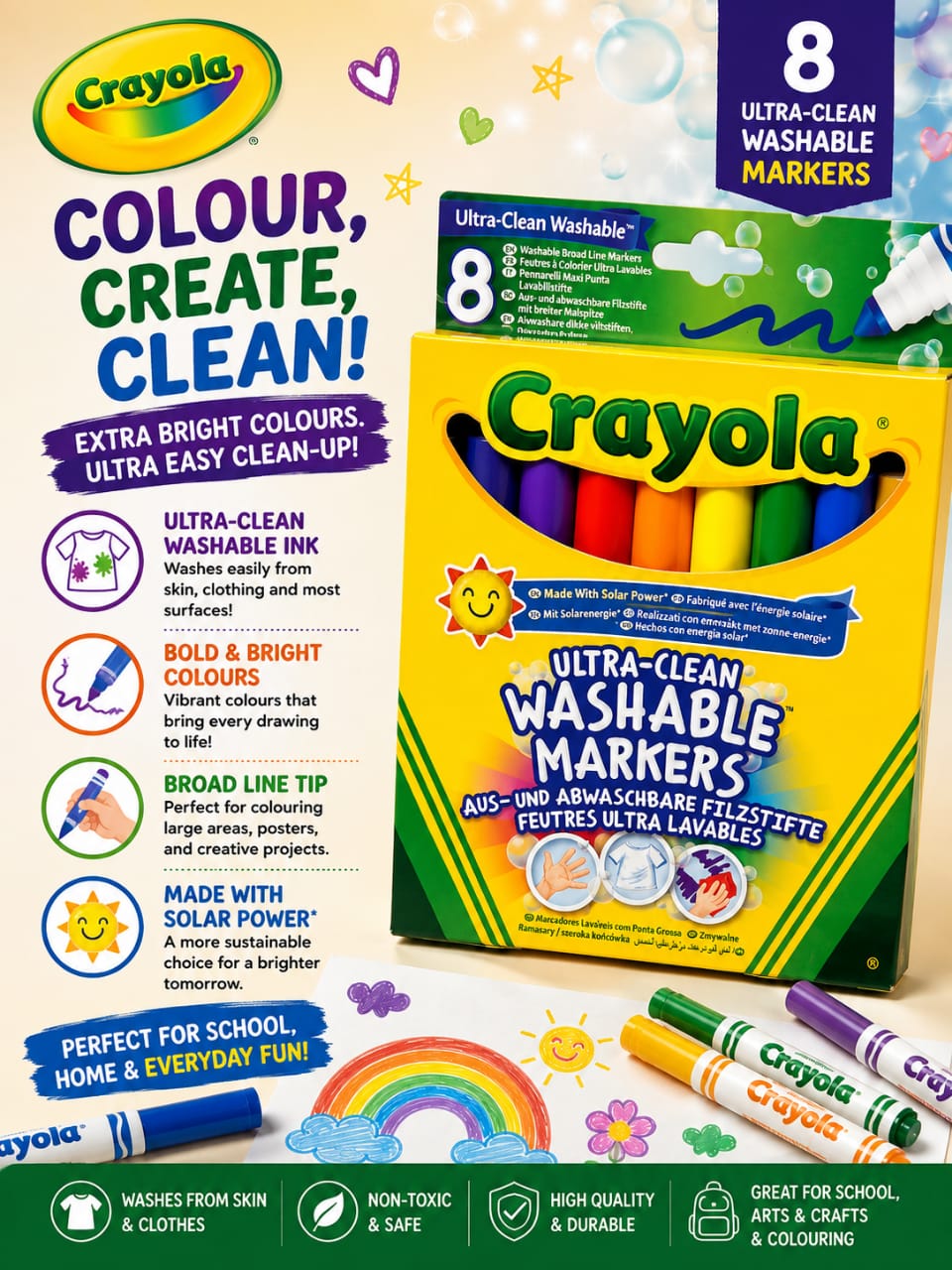 Utlra Clean Washable Markers