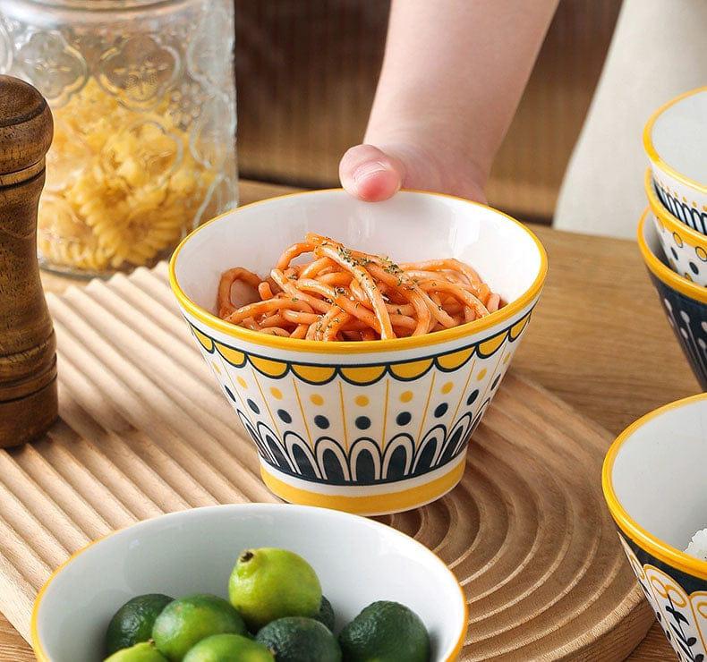 Set Of 4Pcs Ceramic Rice Bowl