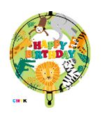 18 INCH AIR-HELIUM FOIL BIRTHDAY JUNGLE 1CTP