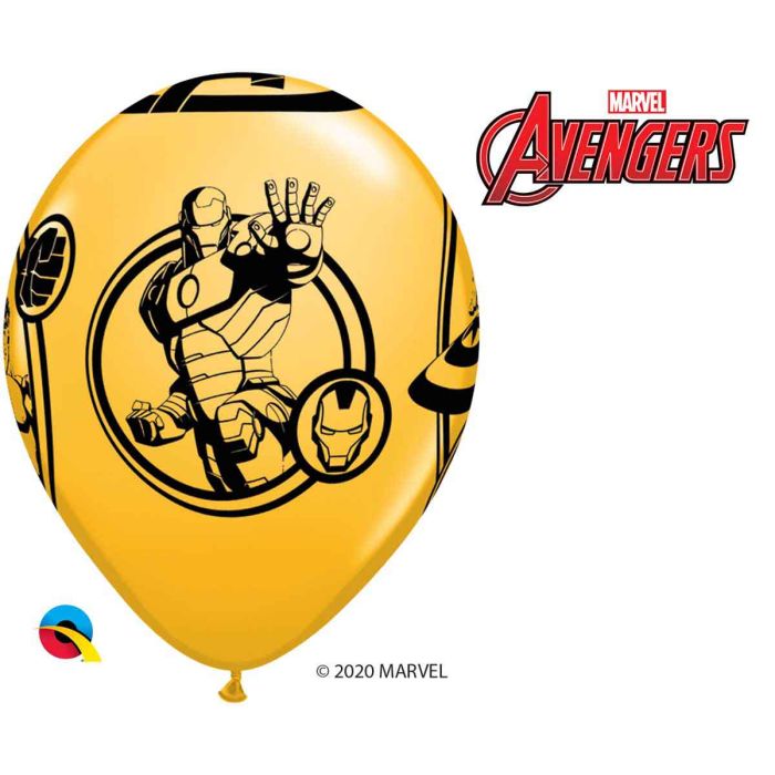 11 Inch Marvel Avengers Latex Balloons 25ctp