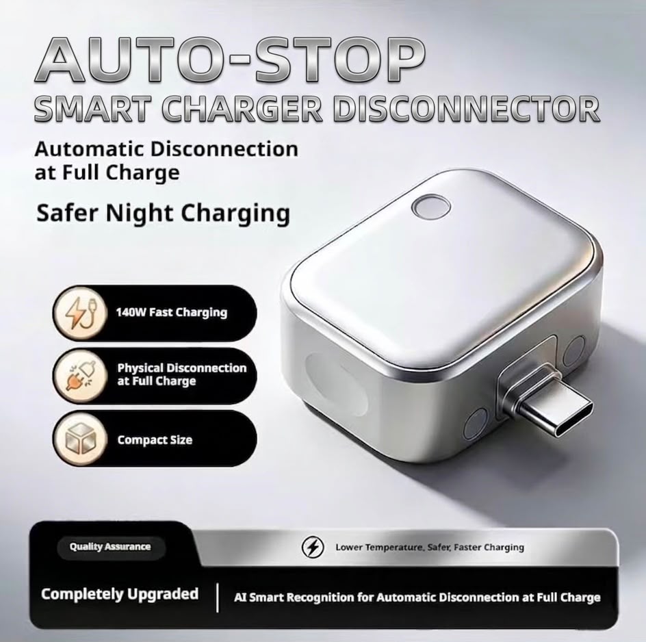 Auto-Stop Smart Charger Disconnector