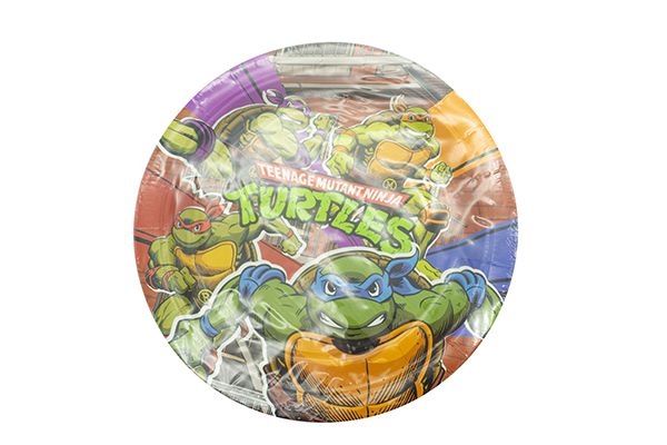 TEENAGE MUTANT NINJA TURTLES PPR PLTE LRG 23CM 8CT