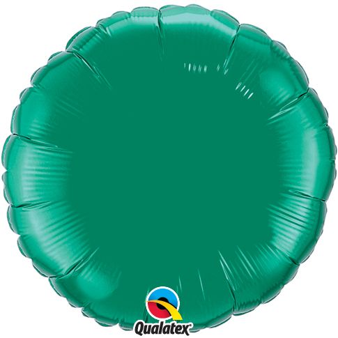 18 INCH FOIL EMERALD GREEN PLAIN 1CTL