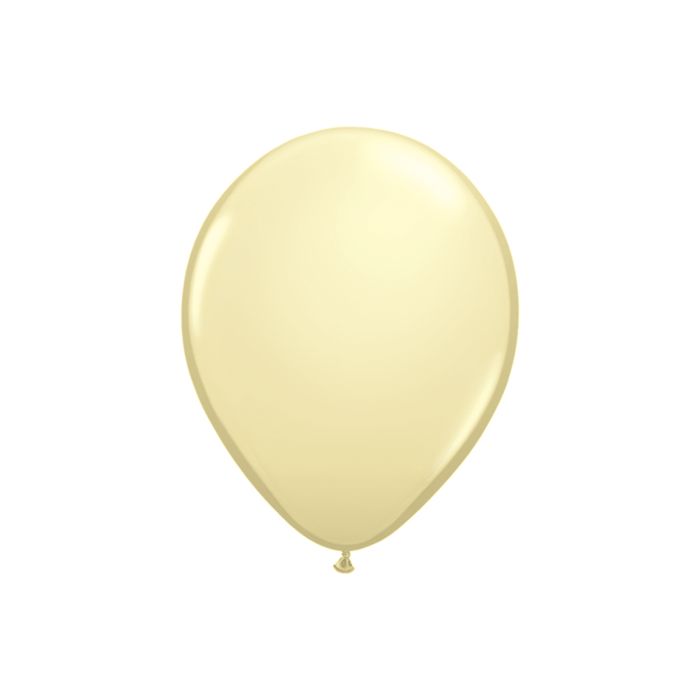 11 INCH LATEX RND IVORY SILK 100CTP