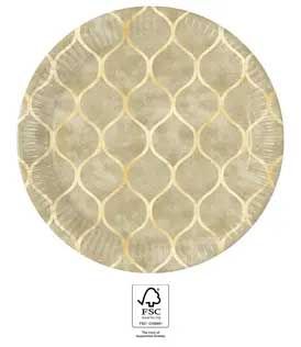 ARABIC CELLS PAPER PLATE 23CM 8CT