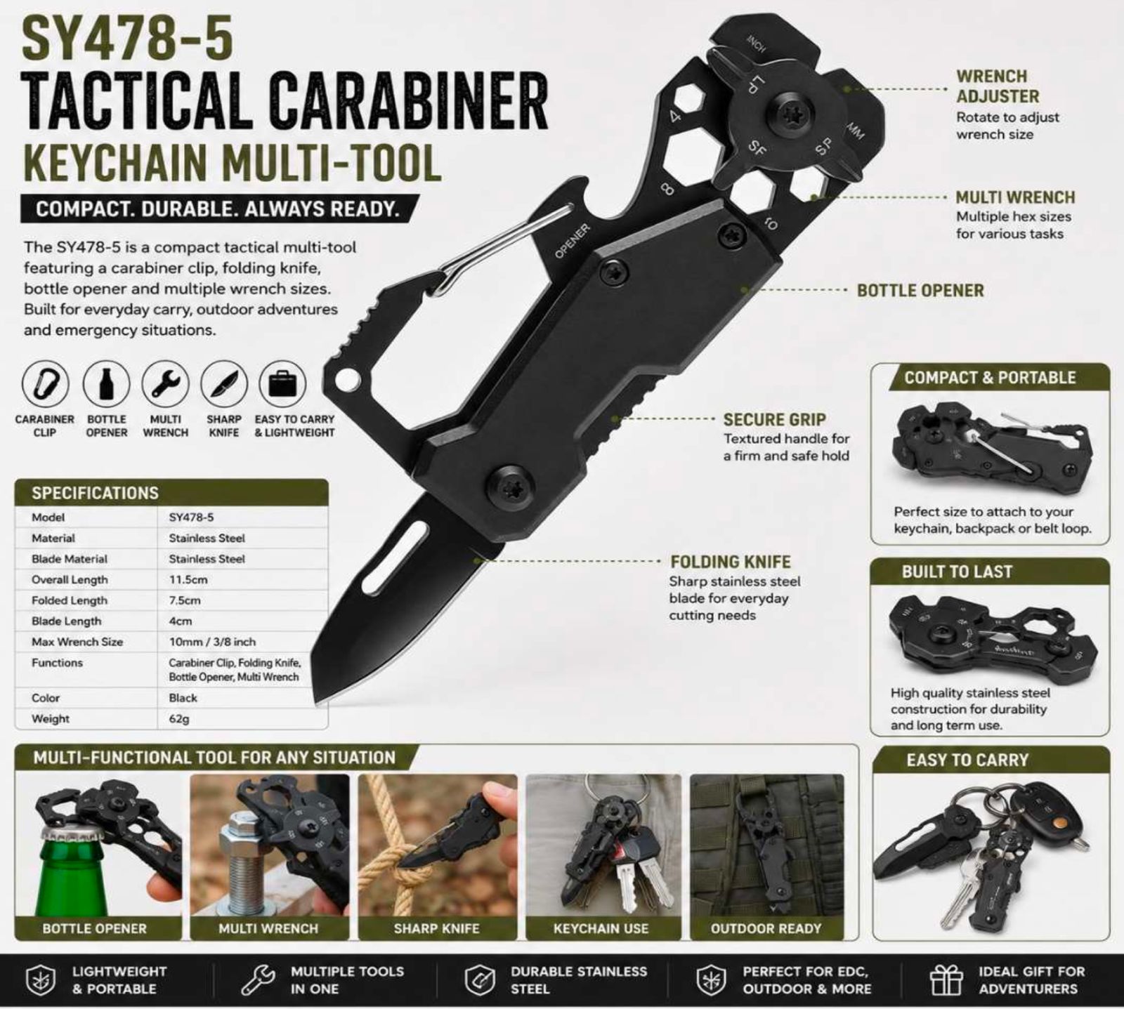 TACTICAL CARABINER