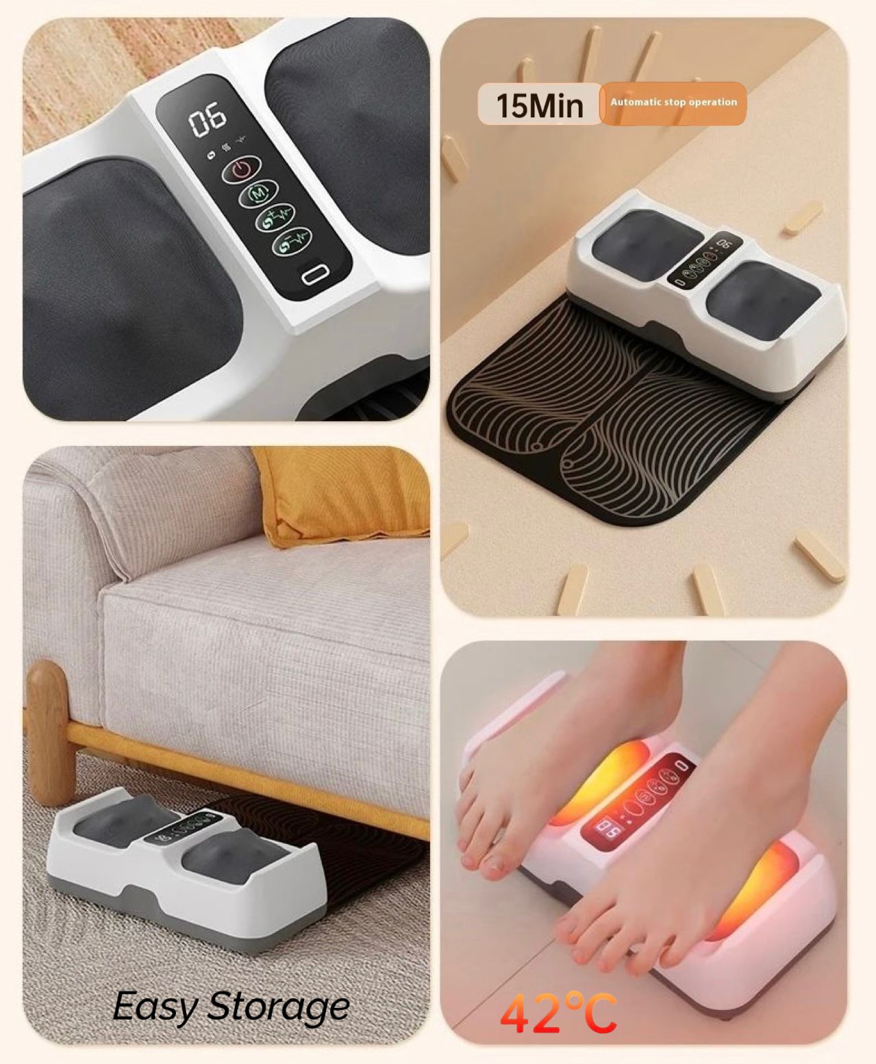 Electric Foot Massager Pulse Kneading
