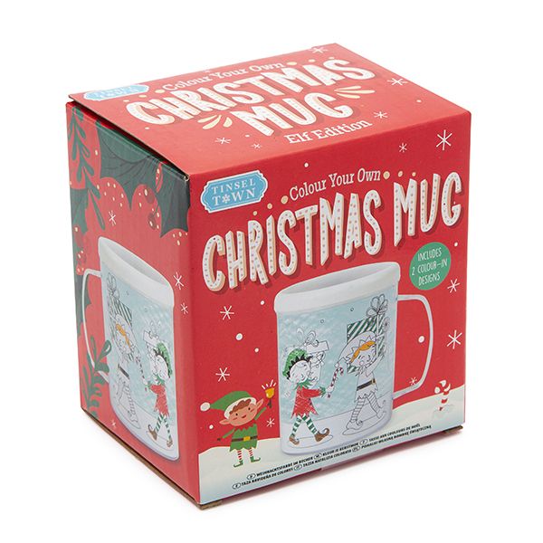 CHRISTMAS COLOURING MUG