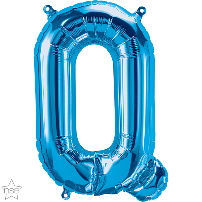 34 INCH FOIL BLUE LETTER Q 1CTP