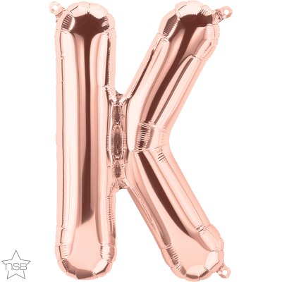 34 INCH FOIL ROSE GOLD LETTERS 1CTP