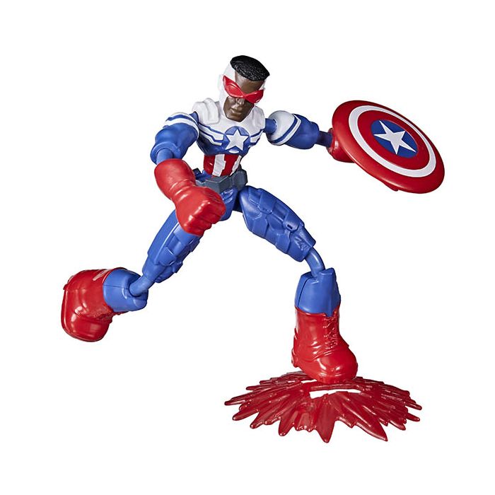 MARVEL-AVN BEND AND FLEX CAPTAIN AMERICA FALCON