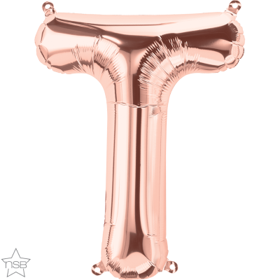34 INCH FOIL ROSE GOLD LETTERS 1CTP