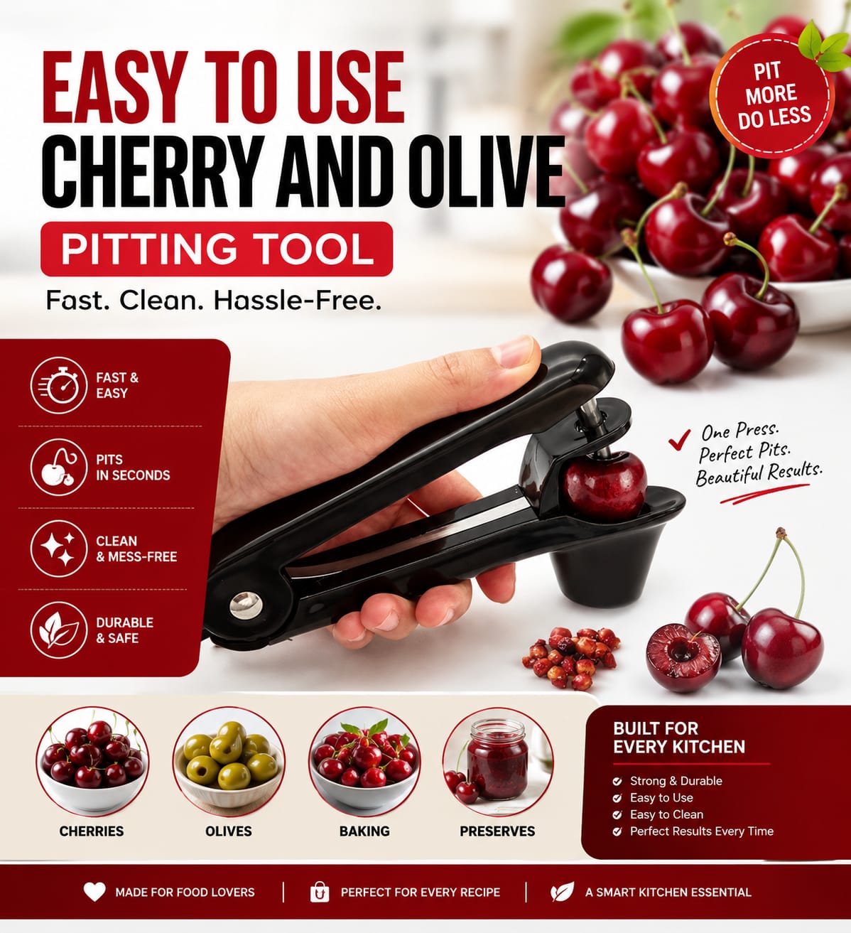 Cherry Olive Pitter