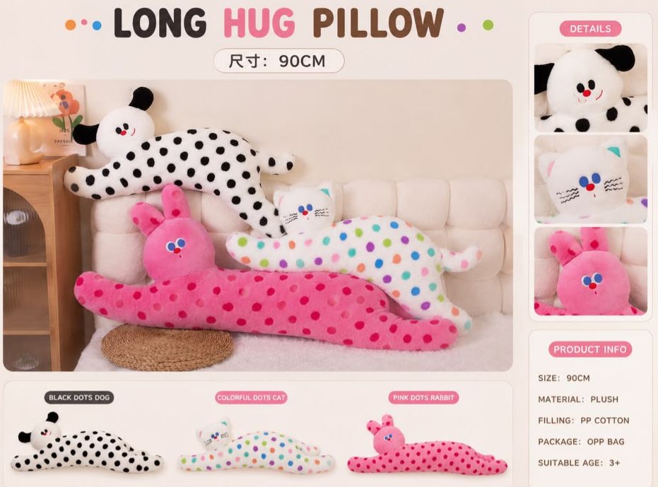 90cm Long Hug Pillow