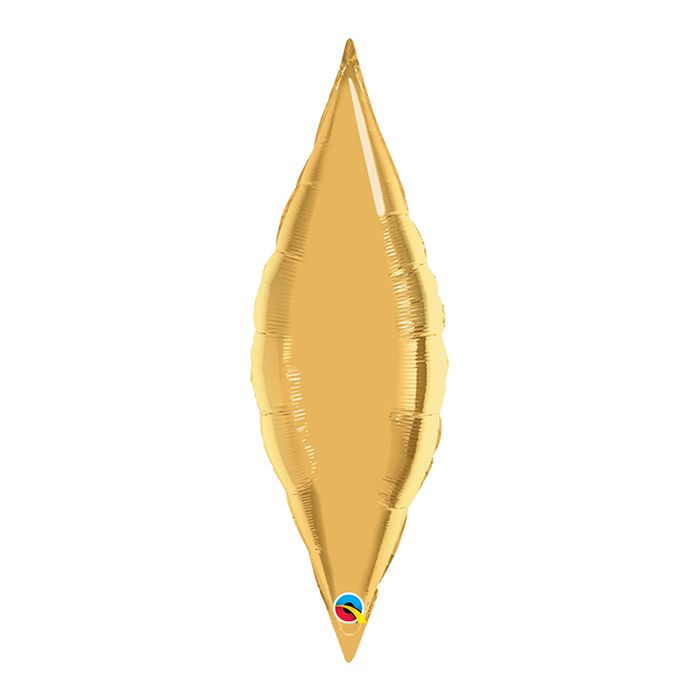 13 Inch Foil Taper Metallic Gold
