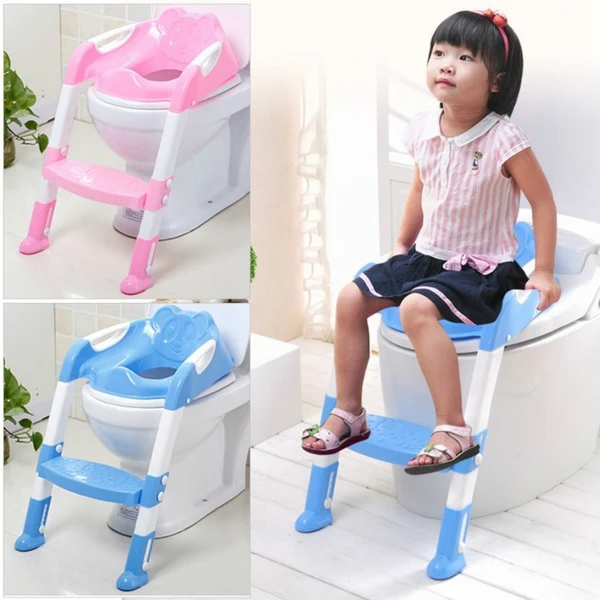 Teddy Toilet Ladder Potty Trainer for Girls and Boys