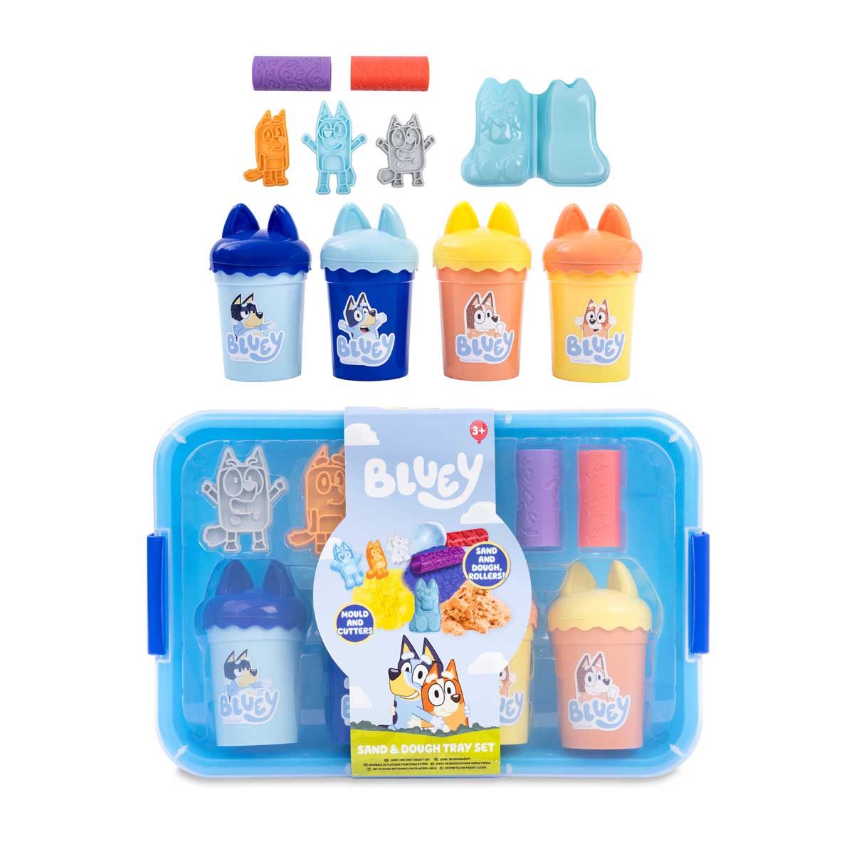 Bluey Dough & Sand Tray Set