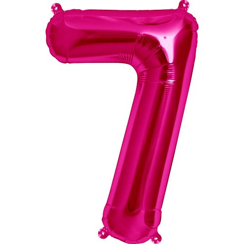 37 INCH AIR-HELIUM PINK FOIL BALLOON 7 1CTP