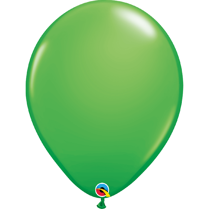 16 INCH LATEX PLAIN ROUND SPRING GREEN 50CTP