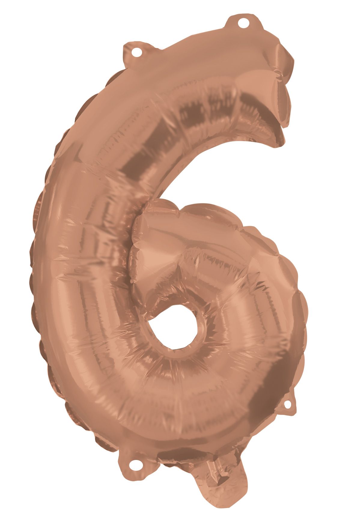 37 INCH AIR-HELIUM ROSE GOLD FOIL BALLOON 6 1CTP