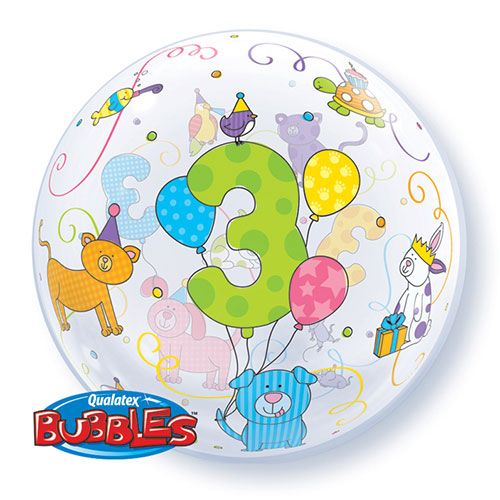 22 INCH SINGLE BUBBLE AGE 3 CUD PET 1CTP