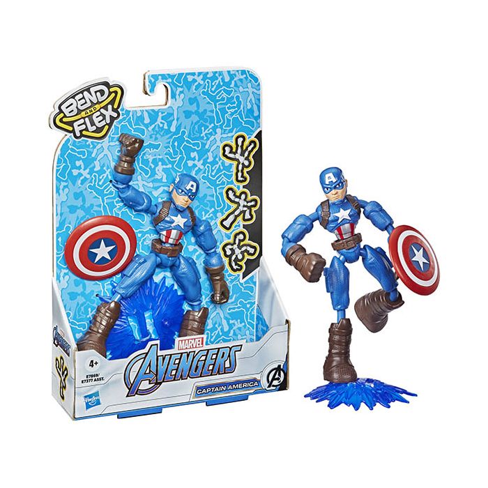 MARVEL-AVN BEND AND FLEX CAPTAIN AMERICA-