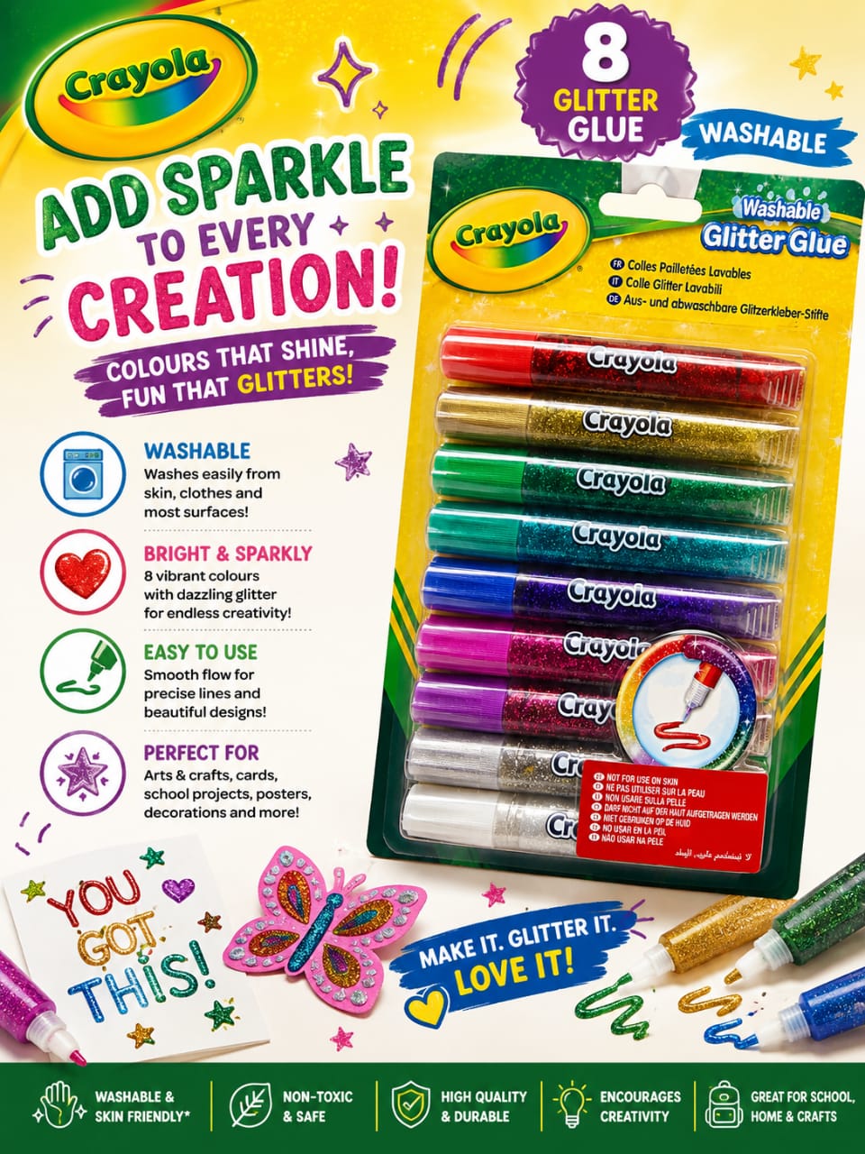 Washable Glitter Glue