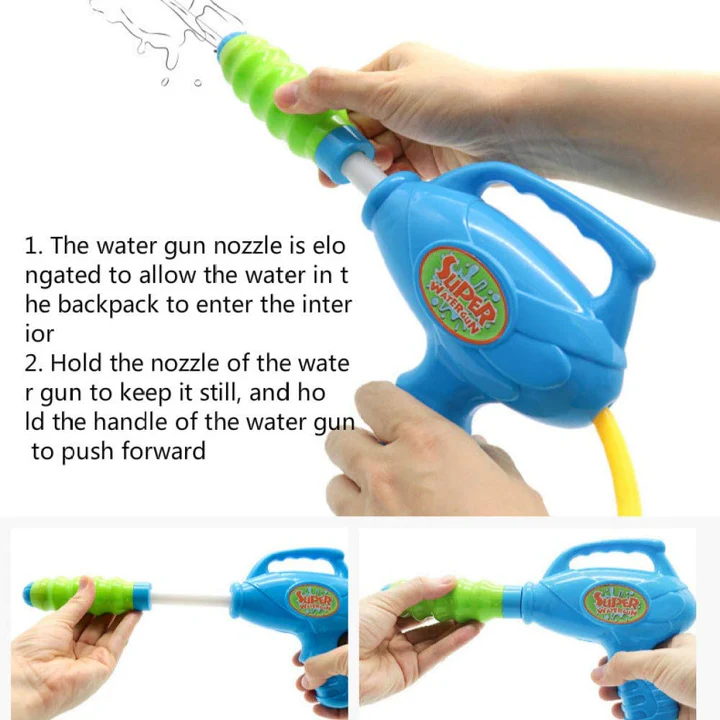 Car Water Gun Backpack