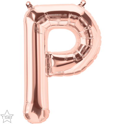 34 INCH FOIL ROSE GOLD LETTERS 1CTP