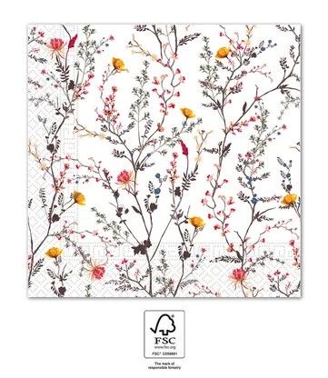 MODERN BRNCHES 3-PLY PAPER NAPKINS 33X33CM