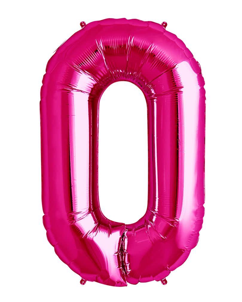 37 INCH AIR-HELIUM PINK FOIL BALLOON 0 1CTP