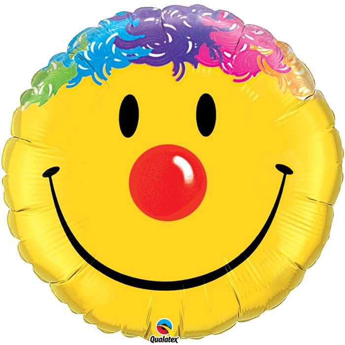 36 INCH FOIL RND SW SMILE FACE 1CTP