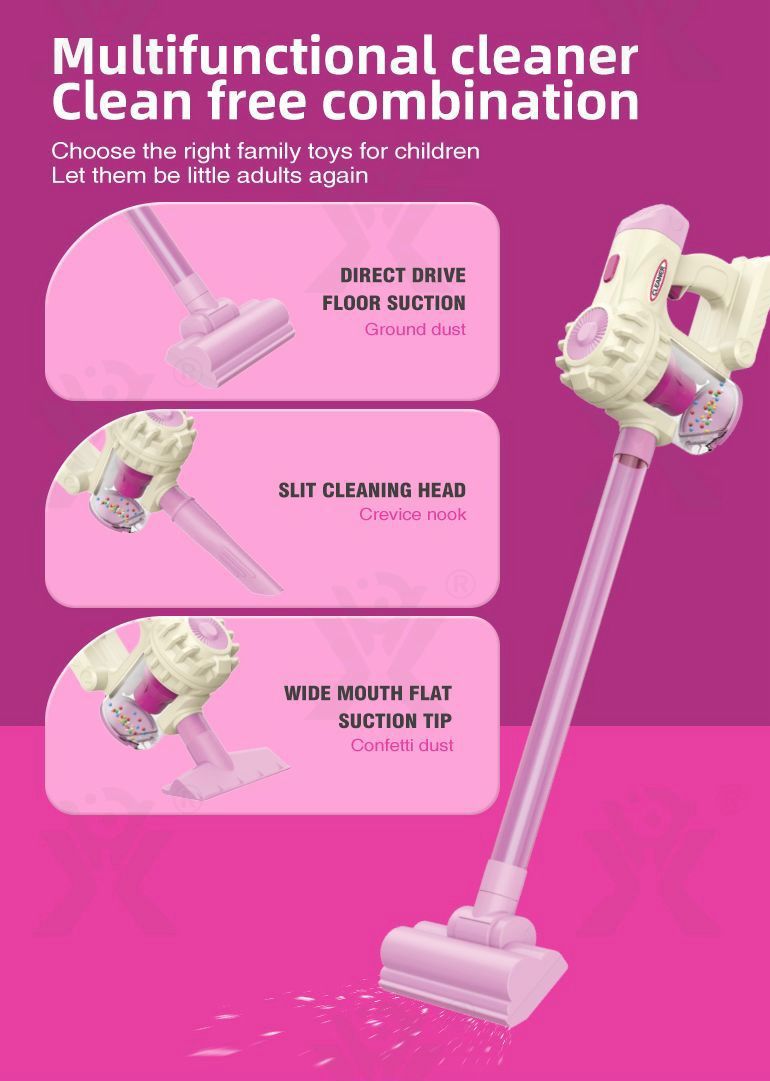 3 In 1 Kiddies Electric Vacuum Cleaner